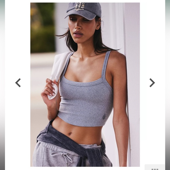 FP Movement All Clear Cami in Heather Grey: M/L - Picture 1 of 14